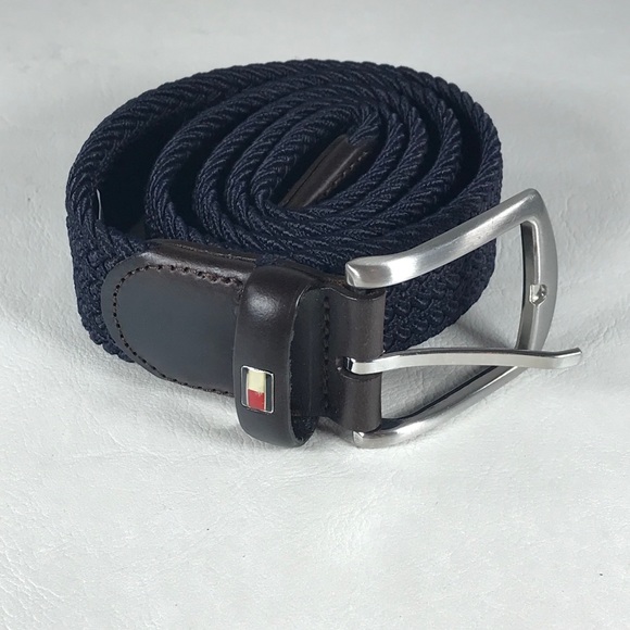 tommy hilfiger navy blue belt